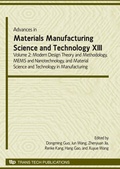 Cover: Advances in Materials Manufacturing Science & Technology XIII Volume II - Trans Tech Publications Ltd