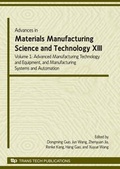 Cover: Advances in Materials Manufacturing Science and Technology XIII Volume I - Trans Tech Publications Ltd