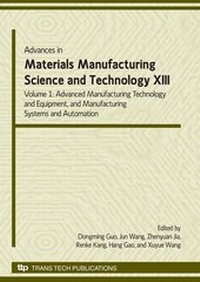 Enlarge image Cover: Advances in Materials Manufacturing Science and Technology XIII Volume I - Trans Tech Publications Ltd