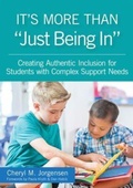 Cover: It's More Than "Just Being in - Brookes Publishing Co