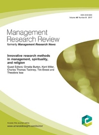 Enlarge image Cover: Innovative Research Methods in Management, Spirituality, and Religion - Emerald Publishing Limited