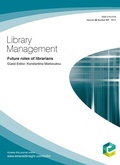 Cover: Future roles of librarians - Emerald Publishing Limited