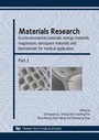 Cover: Materials Research - Trans Tech Publications Ltd