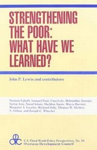 Enlarge image Cover: Strengthening the Poor - Transaction Publishers
