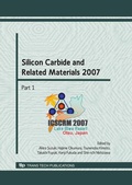 Cover: Silicon Carbide and Related Materials 2007 - Trans Tech Publications Ltd