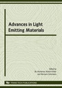 Cover: Advances in Light Emitting Materials - Trans Tech Publications Ltd