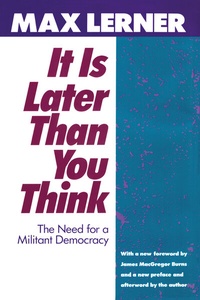 Enlarge image Cover: It is Later Than You Think - Transaction Publishers