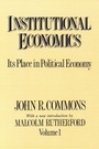 Cover: Institutional Economics - Transaction Publishers
