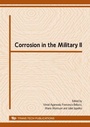 Cover: Corrosion in the Military II - Trans Tech Publications Ltd