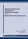 Cover: Physical and Numerical Simulation of Materials Processing - Trans Tech Publications Ltd