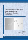 Cover: Stress Evaluation Using Neutrons and Synchrotron Radiation - Trans Tech Publications Ltd