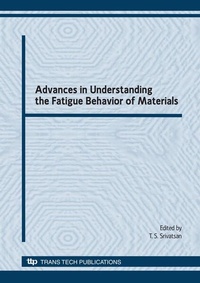 Enlarge image Cover: Advances in Understanding the Fatigue Behavior of Materials - Trans Tech Publications Ltd