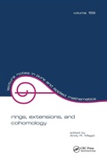 Cover: Rings, Extensions, and Cohomology - CRC Press