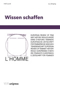 Cover: Wissen schaffen - Brill Deutschland
