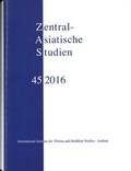 Cover: Zentralasiatische Studien 45 (2016) - International Institute for Tibetan and Buddhist Studies