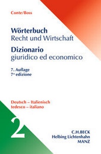 Abbildung von: Wörterbuch Recht und Wirtschaft - Dizionario giuridico ed economico - Helbing & Lichtenhahn