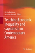 Cover: Teaching Economic Inequality and Capitalism in Contemporary America - Springer