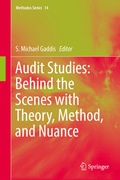 Cover: Audit Studies: Behind the Scenes with Theory, Method, and Nuance - Springer
