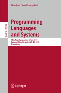 Enlarge image Cover: Programming Languages and Systems - Springer