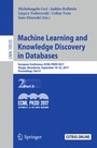 Cover: Machine Learning and Knowledge Discovery in Databases - Springer