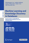Cover: Machine Learning and Knowledge Discovery in Databases - Springer