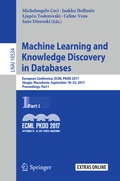 Cover: Machine Learning and Knowledge Discovery in Databases - Springer