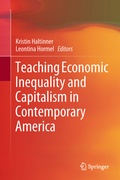 Cover: Teaching Economic Inequality and Capitalism in Contemporary America - Springer