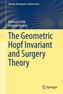 Cover: The Geometric Hopf Invariant and Surgery Theory - Springer