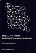 Cover: Metallic Glasses: Production, Properties and Applications - Trans Tech Publications Ltd