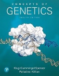 Enlarge image Cover: Concepts of Genetics - Pearson