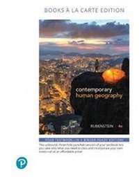 Abbildung von: Contemporary Human Geography, Books a la Carte Plus Mastering Geography with Pearson Etext -- Access Card Package - Pearson