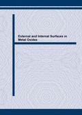 Abbildung von: External and Internal Surfaces in Metal Oxides - Trans Tech Publications Ltd