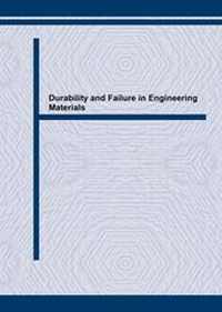 Enlarge image Cover: Durability and Failure in Engineering Materials - Trans Tech Publications Ltd