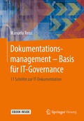 Cover: Dokumentationsmanagement - Basis f&uuml;r IT-Governance - Springer Vieweg