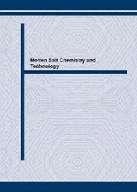 Abbildung von: Molten Salt Chemistry and Technology - Trans Tech Publications Ltd