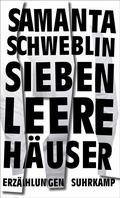 Cover: Sieben leere H&auml;user - Suhrkamp