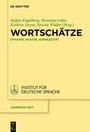 Cover: Wortschätze - De Gruyter Mouton