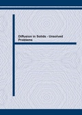 Cover: Diffusion in Solids - Unsolved Problems - Trans Tech Publications Ltd