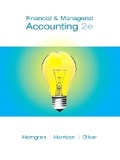 Cover: Financial and Managerial Accounting, Chapters 1-23, Complete Book - Pearson