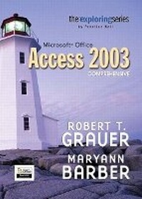 Abbildung von: Exploring Microsoft Access 2003 Comprehensive - Pearson