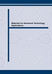 Enlarge image Cover: Materials for Advanced Technology Applications - Trans Tech Publications Ltd