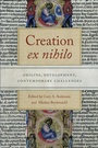 Cover: Creation ex nihilo - University of Notre Dame Press