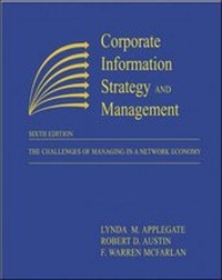 Enlarge image Cover: Corporate Information Strategy and Management: The Challenges of Managing in a Network Economy (Paperback version) - McGraw-Hill Professional