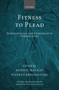 Cover: Fitness to Plead - Oxford University Press