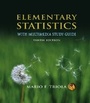 Cover: Elementary Statistics With Multimedia Study Guide - Pearson