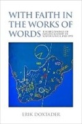 Cover: With faith in the works of words - David Philip Publishers