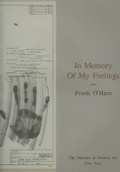 Cover: In Memory of My Feelings - Museum of Modern Art