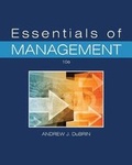 Cover: Essentials of Management