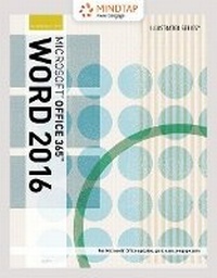 Abbildung von: MindTap Computing, 2 terms (12 months) Printed Access Card for Duffy/Cram's Illustrated Microsoft (R) Office 365 & Word 2016: Comprehensive - CENGAGE Learning Custom Publishing