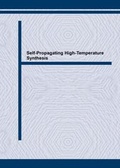 Cover: Self-Propagating High-Temperature Synthesis - Trans Tech Publications Ltd